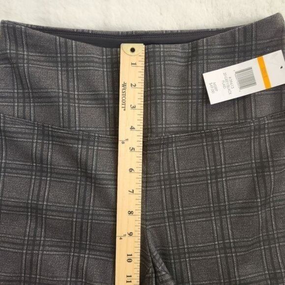 Per Se Tummy Control Leggings Womens Plaid Stretch  size Small - Picture 10 of 12